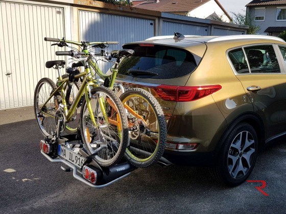 Auch mit Fahrradträger noch chick